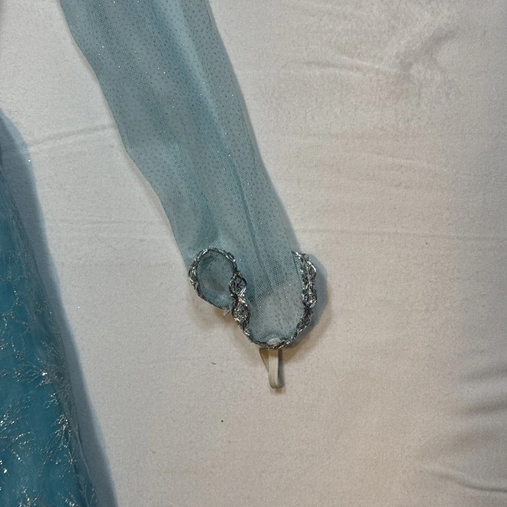 Disney Parks Elsa Blue Long Sleeve Dress Costume, Girls Size 14/16 Halloween